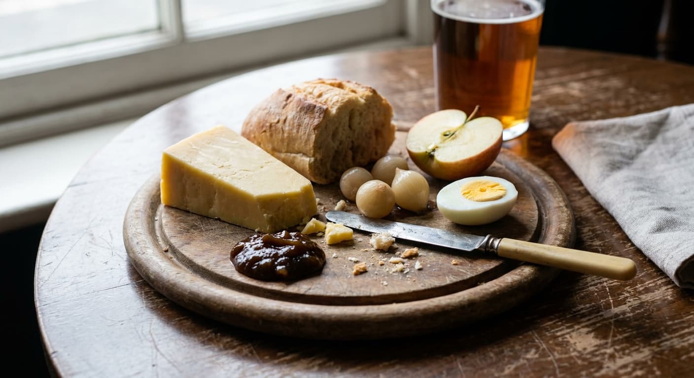 Ploughman's Lunch — British Pub Cheese Platter - authentic british recipe