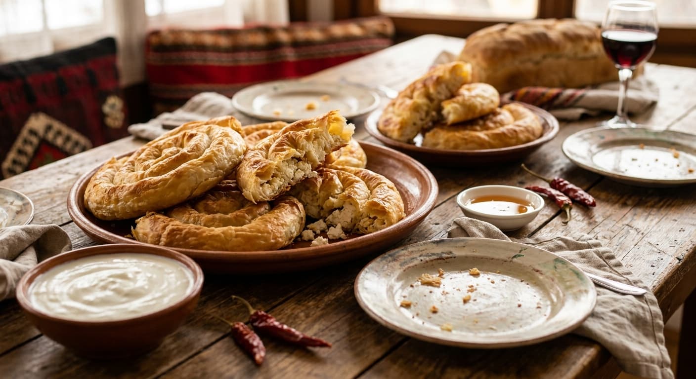 Bulgarian Banitsa — Flaky Sirene-Filled Phyllo Pie - authentic bulgarian recipe