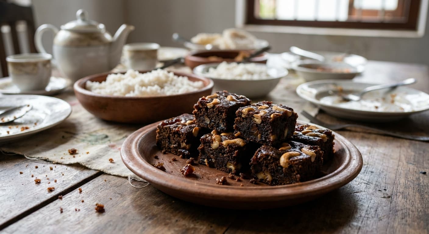 Bibikkan — Sri Lankan Coconut and Jaggery Cake - authentic sri-lankan recipe
