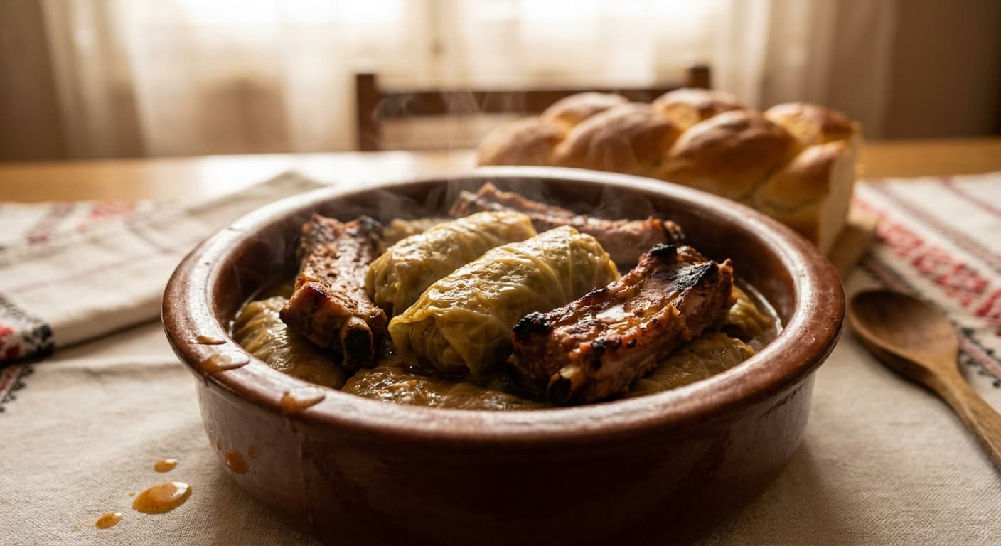 Serbian Sarma — Stuffed Sour Cabbage Rolls - authentic serbian recipe