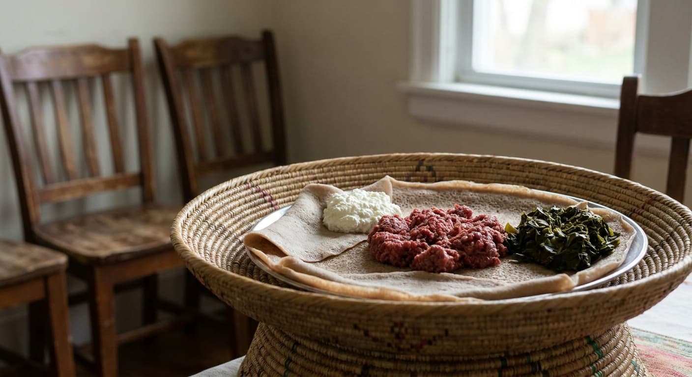 Kitfo — Ethiopian Spiced Minced Beef with Niter Kibbeh - authentic ethiopian recipe