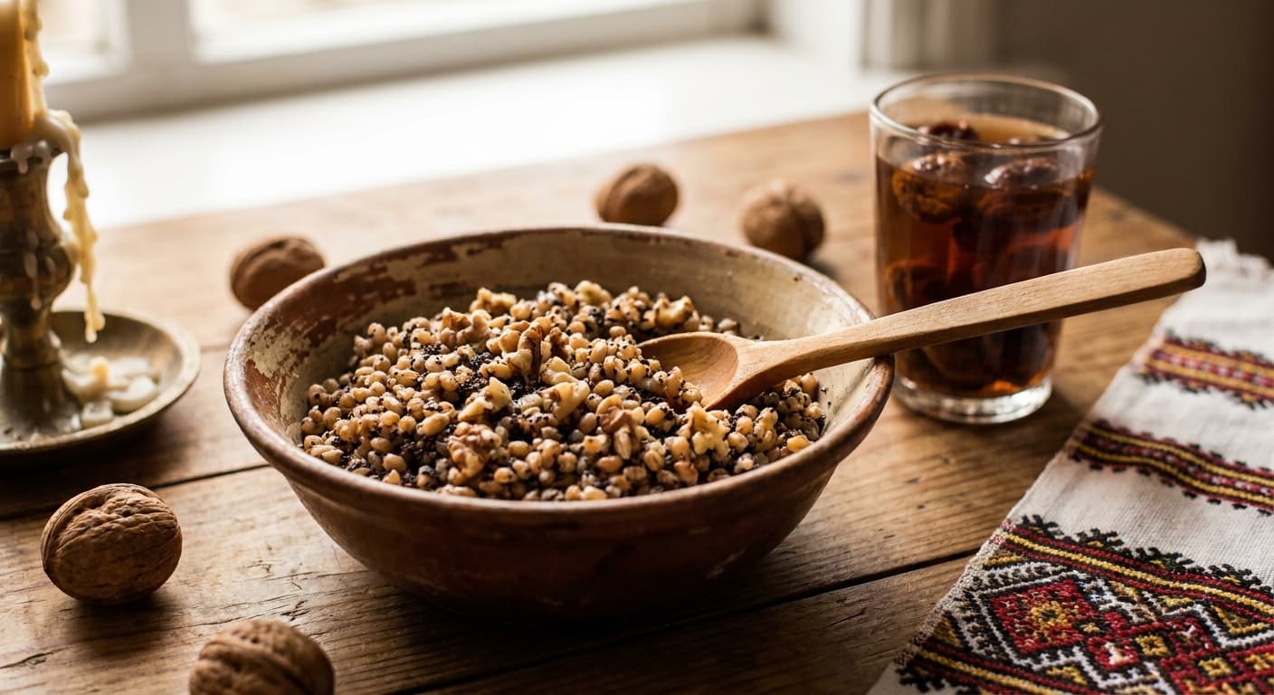Kutia — Ukrainian Christmas Wheat Berry Pudding - authentic ukrainian recipe