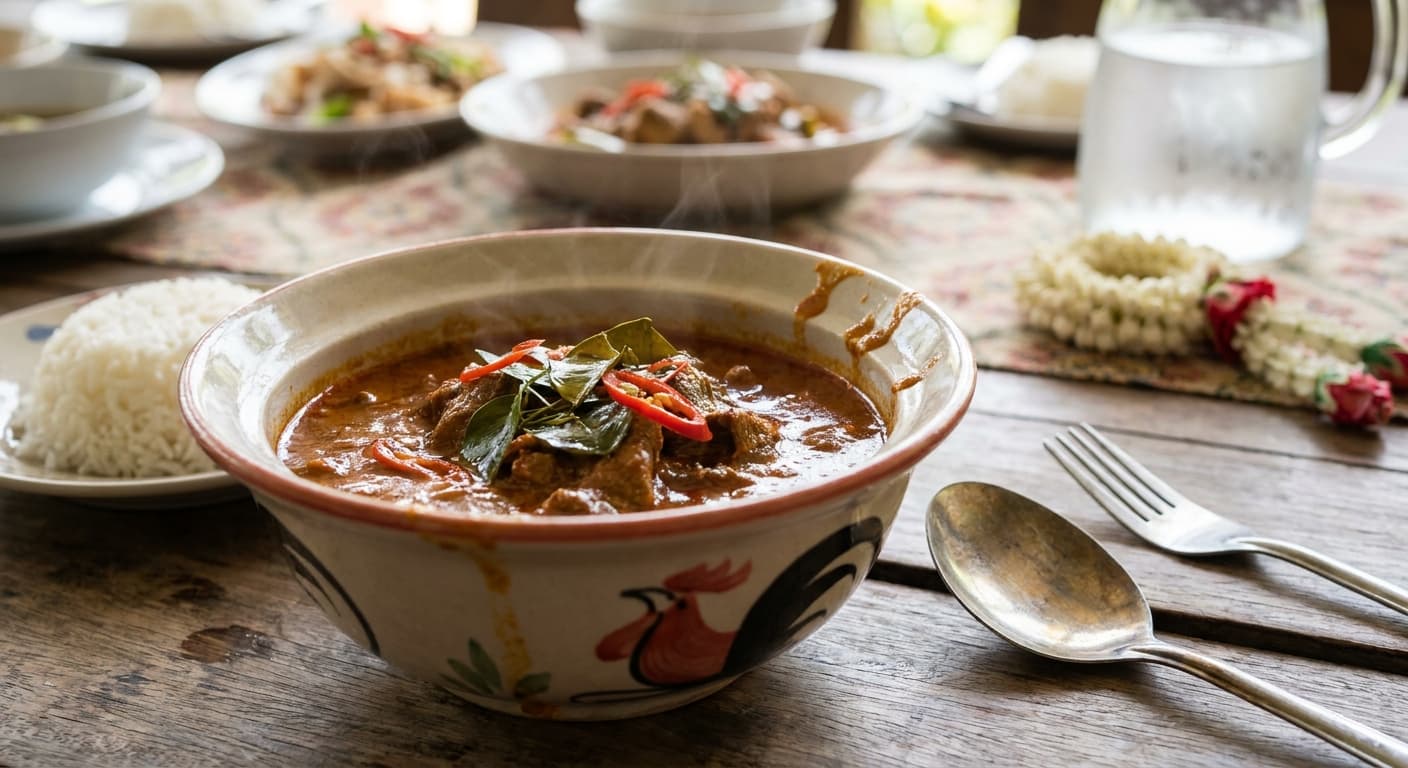 Panang Curry — Rich Thai Coconut Beef Curry - authentic thai recipe