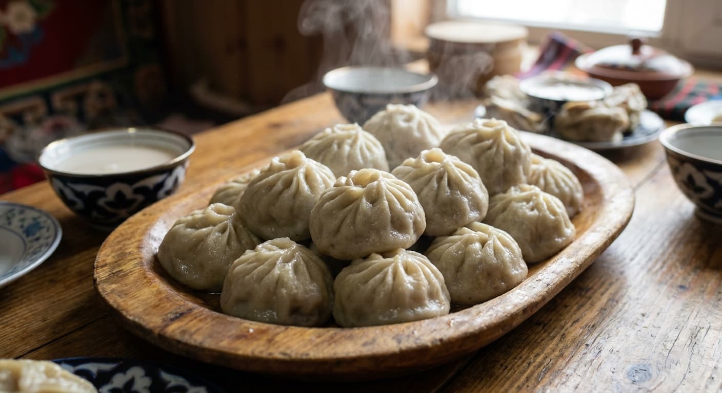 Mongolian Buuz — Steamed Meat Dumplings - authentic mongolian recipe