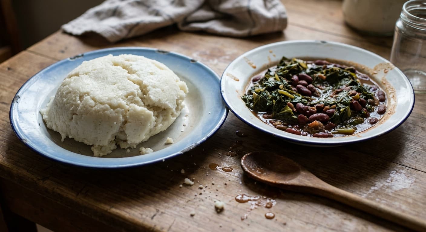Tanzanian Ugali — Firm Cornmeal Porridge - authentic tanzanian recipe