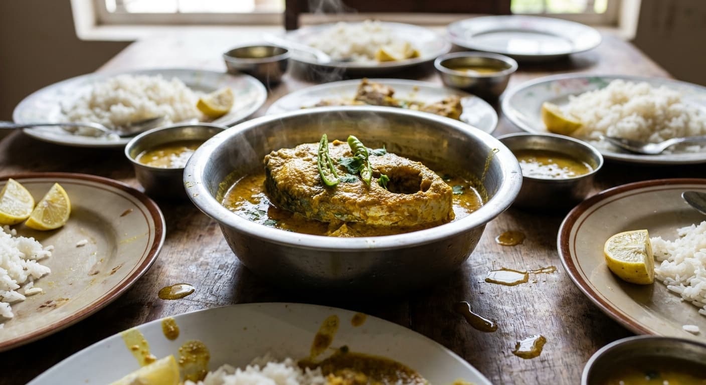 Bangladeshi Steamed Hilsa — Mustard-Steamed River Fish - authentic bangladeshi recipe