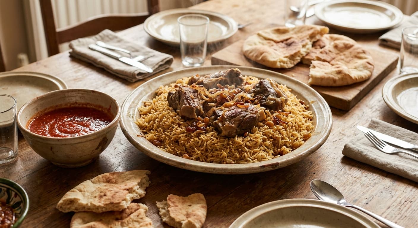 Yemeni Mandi — Smoke-Scented Spiced Rice and Lamb - authentic yemeni recipe
