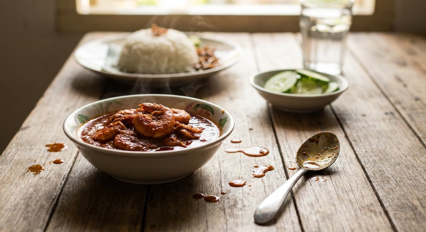 Sambal Udang — Malaysian Chili Prawns - authentic malaysian recipe
