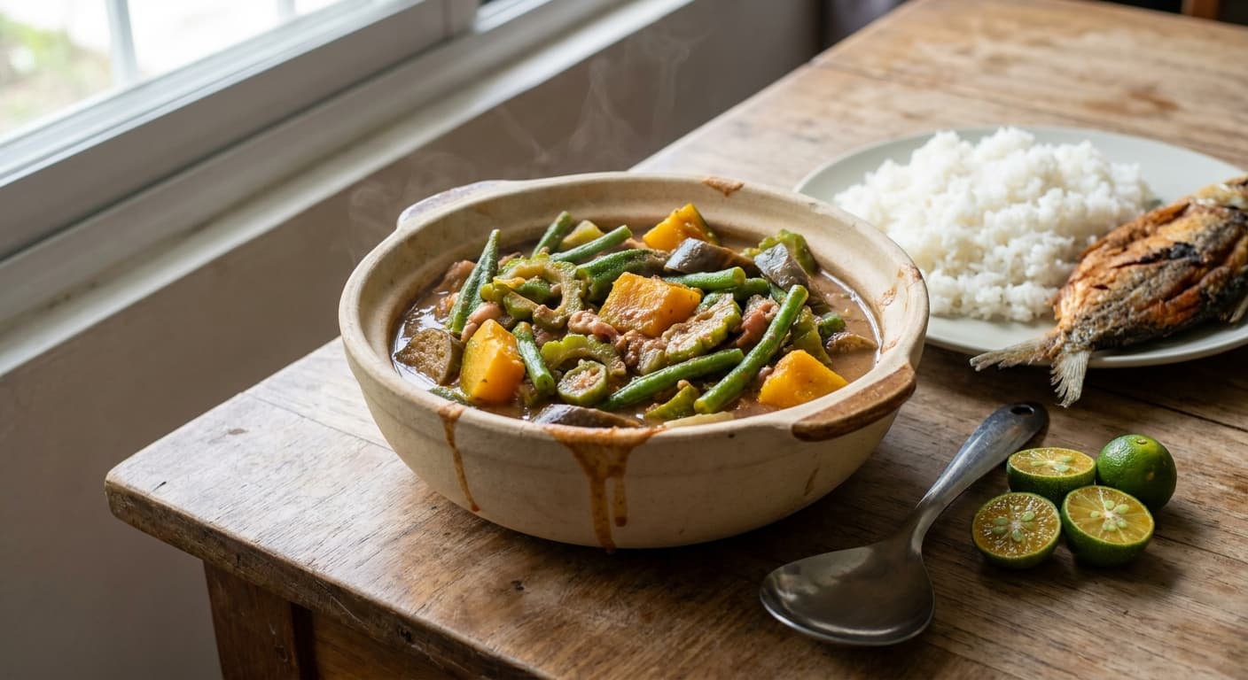 Pinakbet — Ilocano Vegetable Stew with Bagoong - authentic filipino recipe