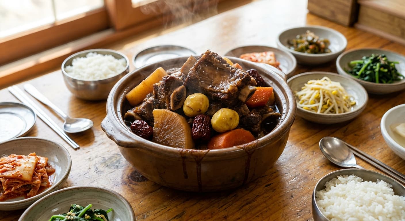 Galbi Jjim — Korean Braised Short Ribs - authentic korean recipe