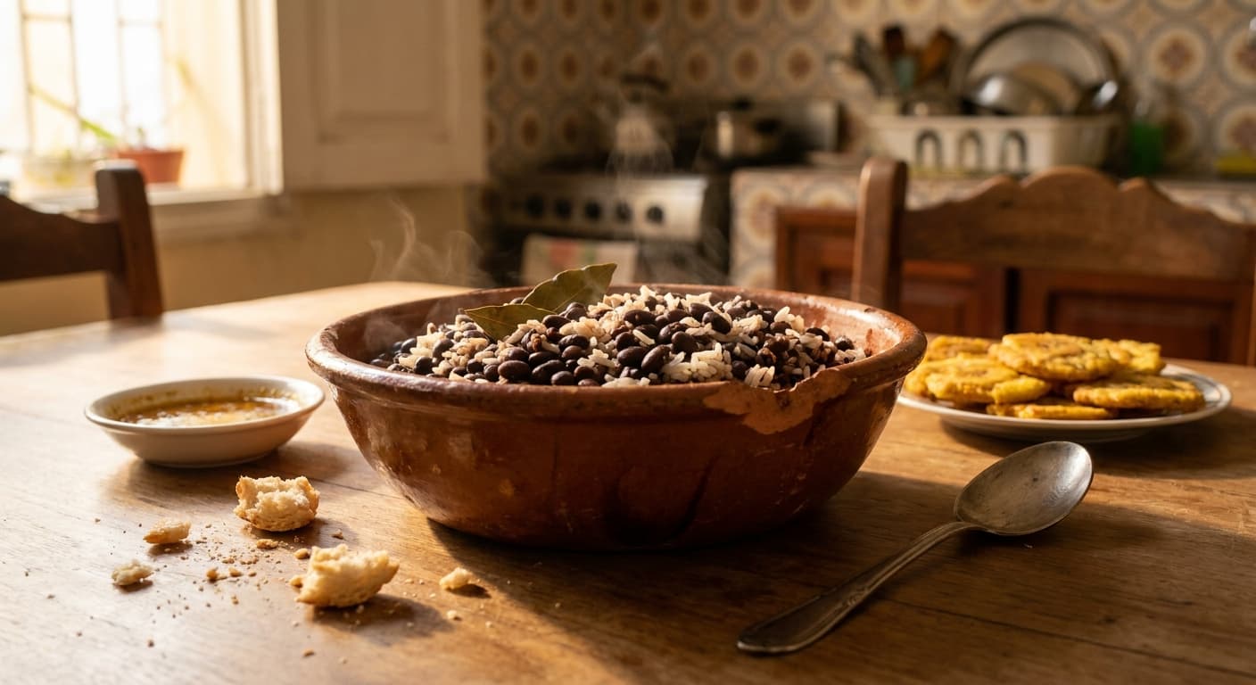 Moros y Cristianos — Cuban Black Beans and Rice - authentic cuban recipe