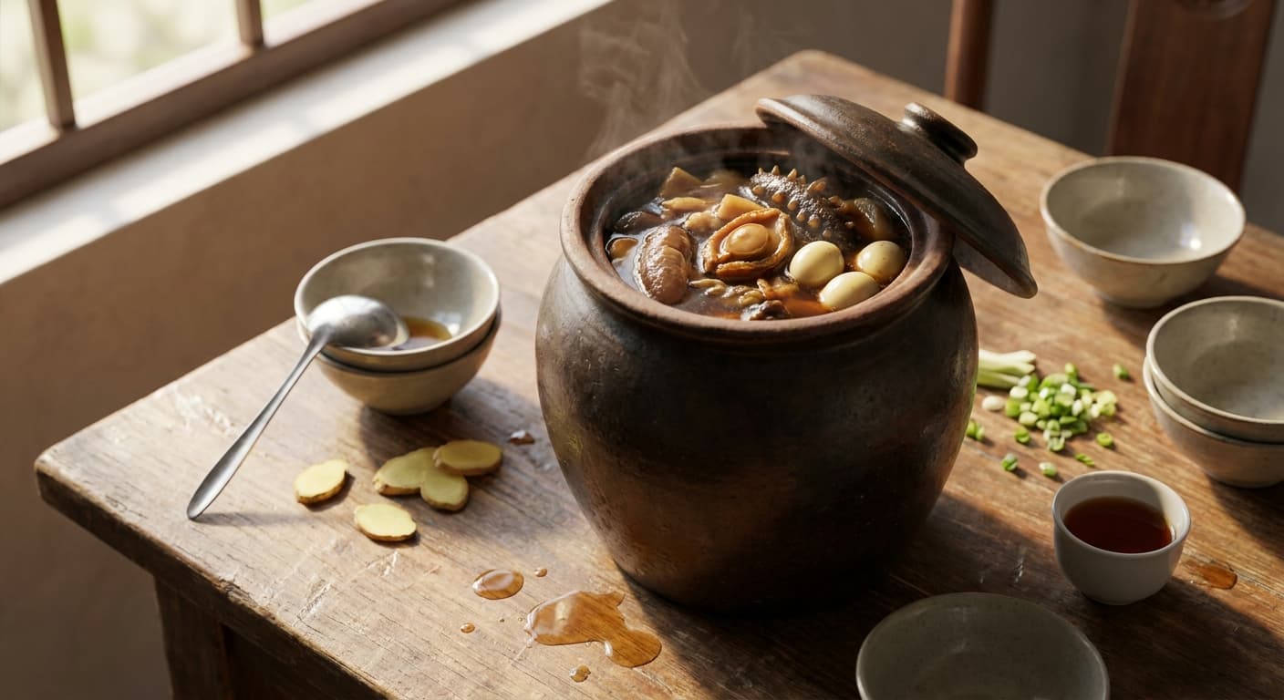 Buddha Jumps Over the Wall — Fujian Banquet Treasure Soup - authentic chinese recipe
