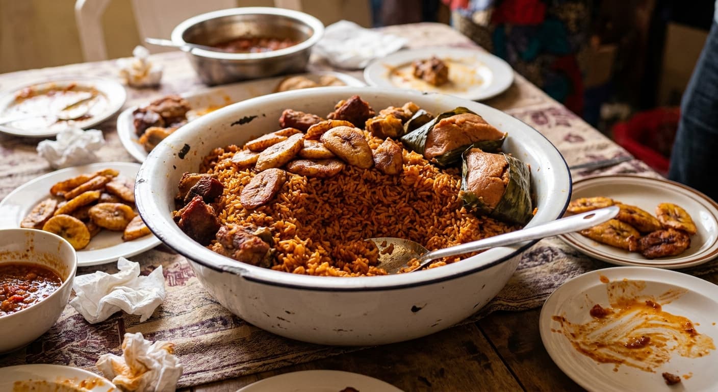 Nigerian Jollof Rice — Smoky Party-Style Tomato Rice - authentic west-african recipe