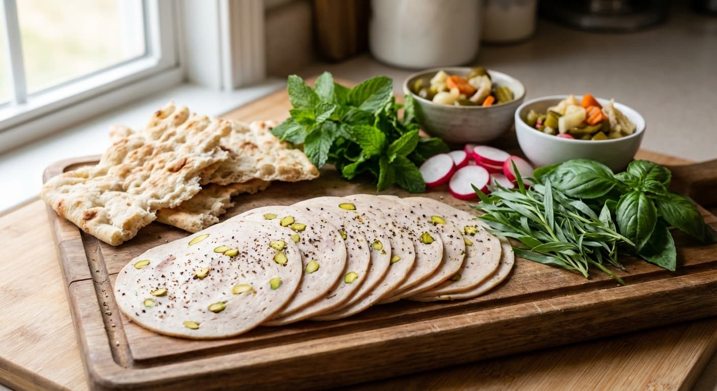 Kaalbaas - e Morgh - Persian - Style Chicken Cold Cuts - authentic persian recipe