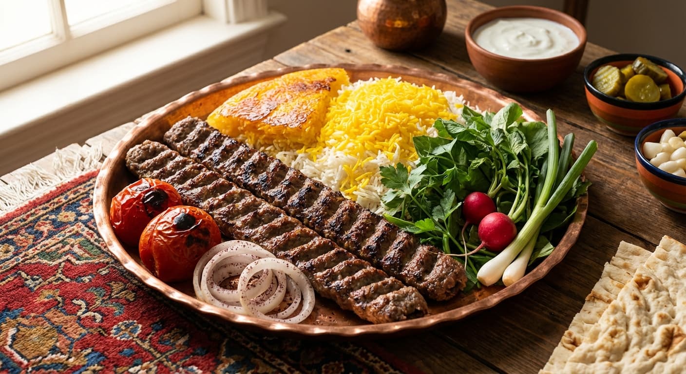Ground Meat Kebab - authentic persian recipe