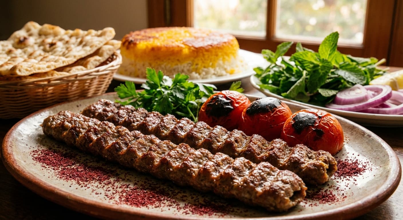 Kabab Koobideh — Persian Minced Lamb Skewers - authentic persian recipe