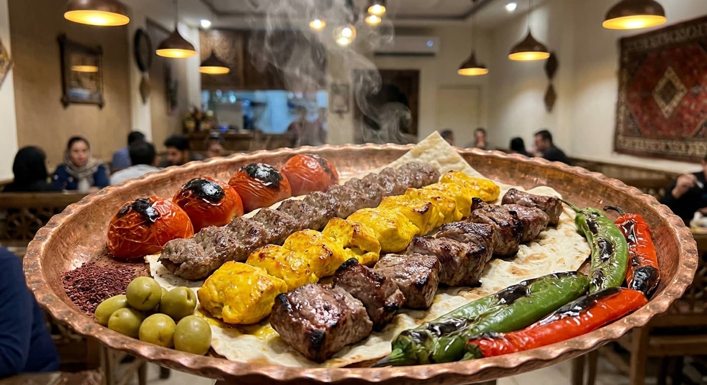 Kabab Vijeh — Royal Persian Mixed Grill Platter - authentic persian recipe