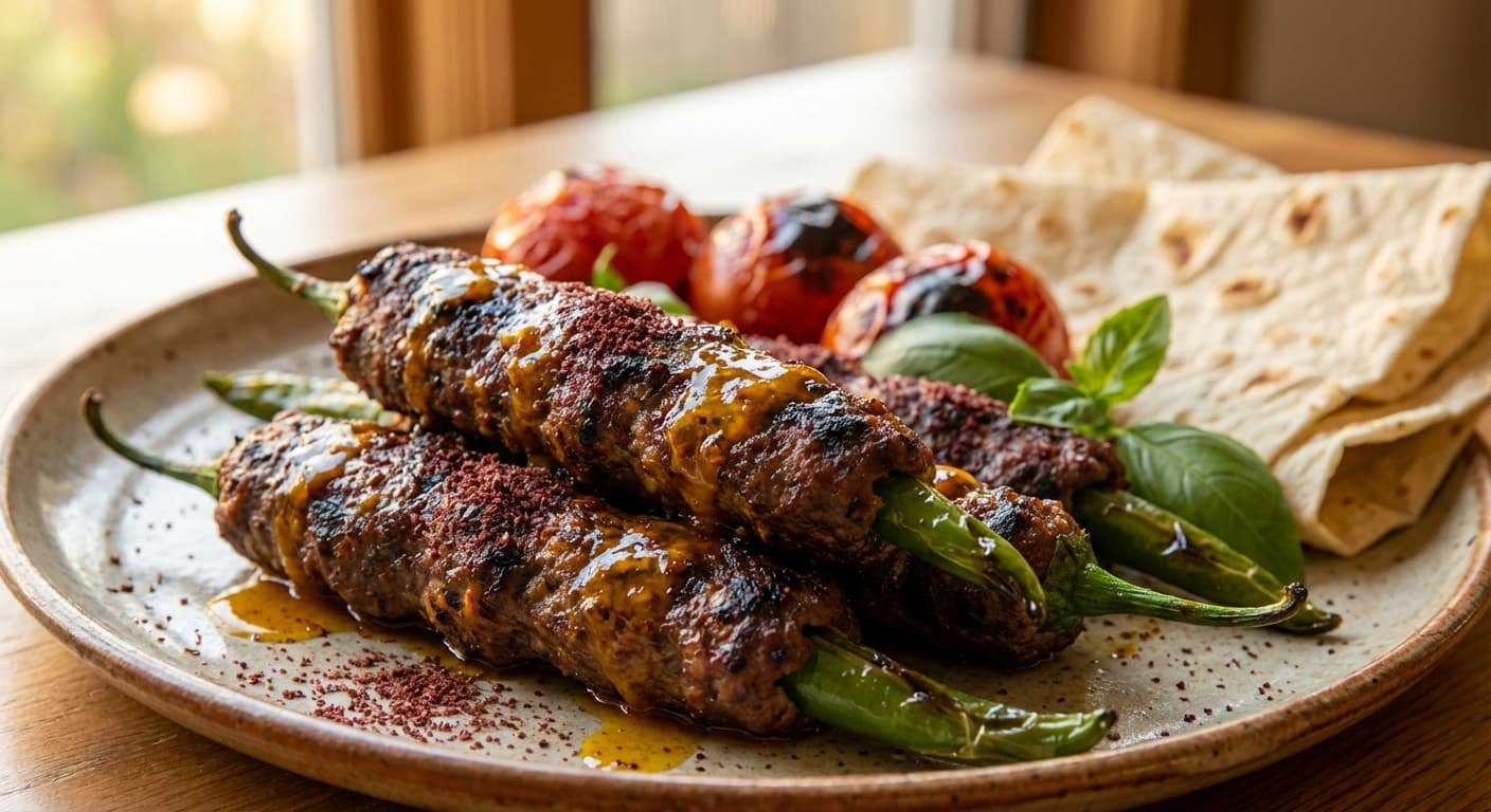 Kabob-e Felfeli — Persian Chili-Wrapped Kebabs - authentic persian recipe
