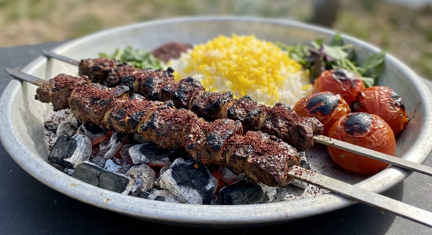 Kabob Torsh — Northern Persian Pomegranate Walnut Kebab - authentic persian recipe