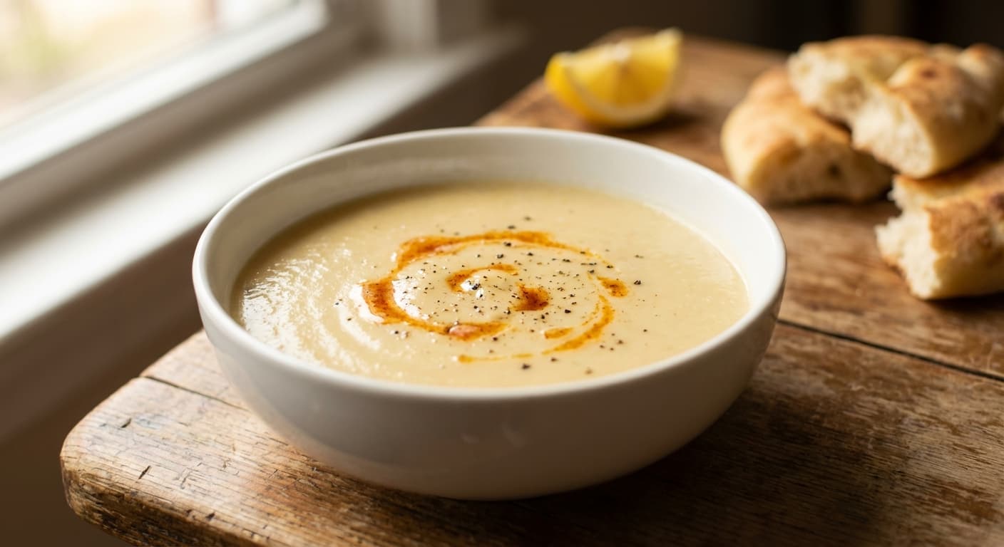 Karnıbahar Çorbası — Turkish Creamy Cauliflower Soup - authentic turkish recipe