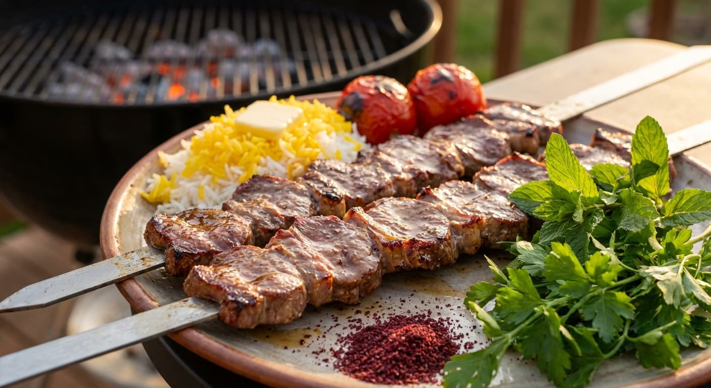 Kebab Barg — Traditional Persian Lamb Tenderloin Skewers - authentic persian recipe