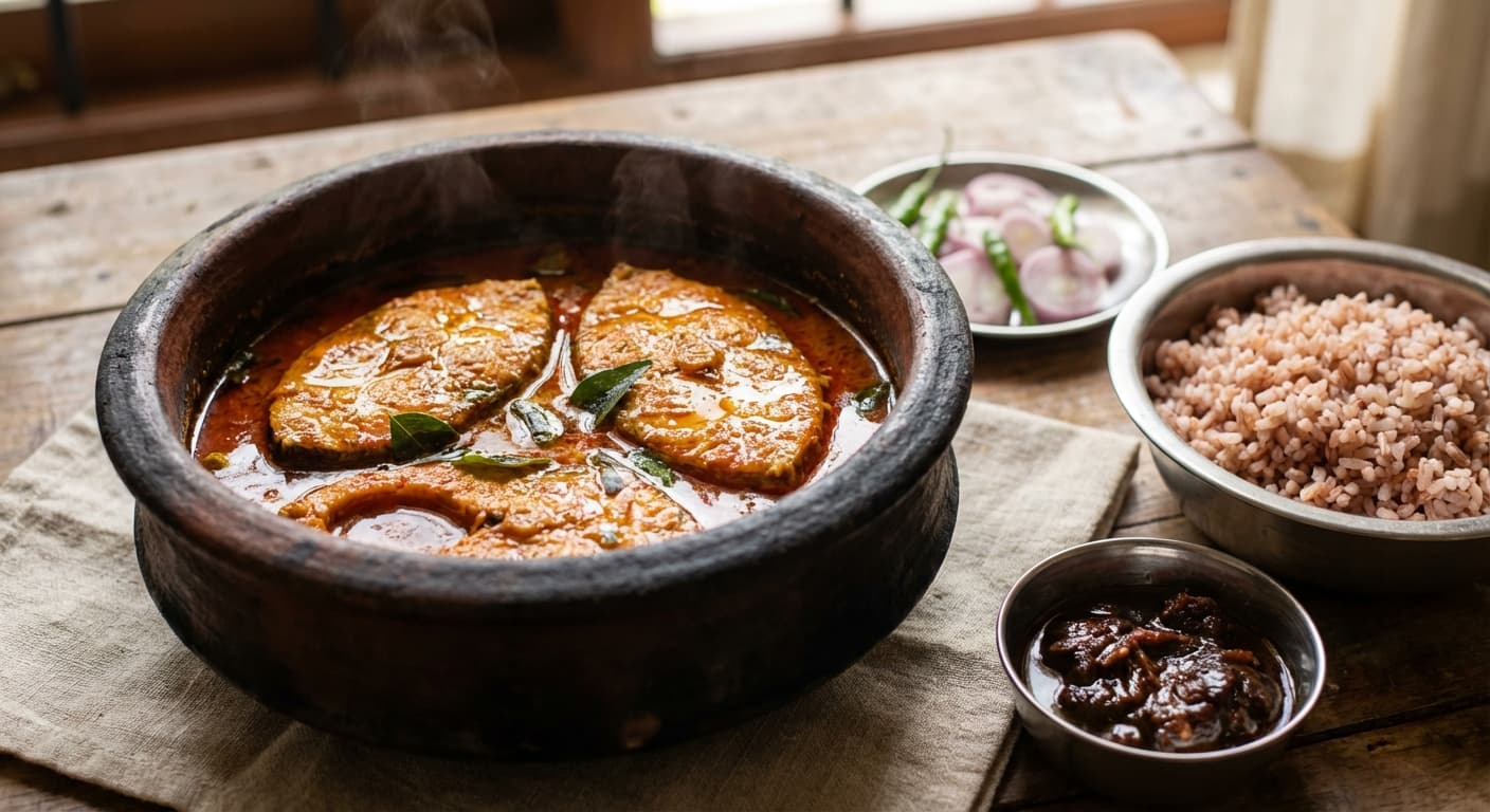 Kerala Fish Curry — Coconut and Tamarind Fish Curry from Kerala - authentic indian recipe