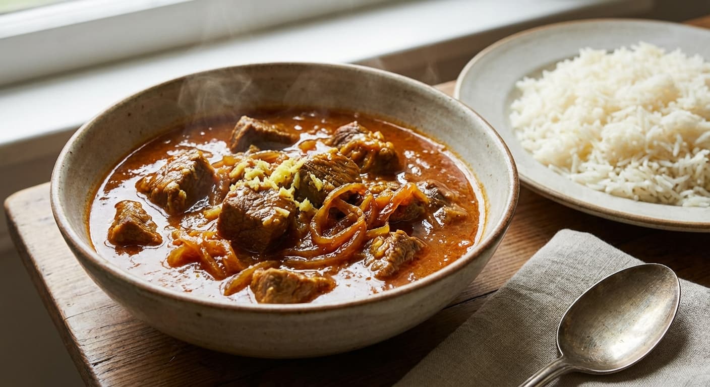 Khorak Goosht Zanjabili — Persian Ginger Beef Stew - authentic persian recipe