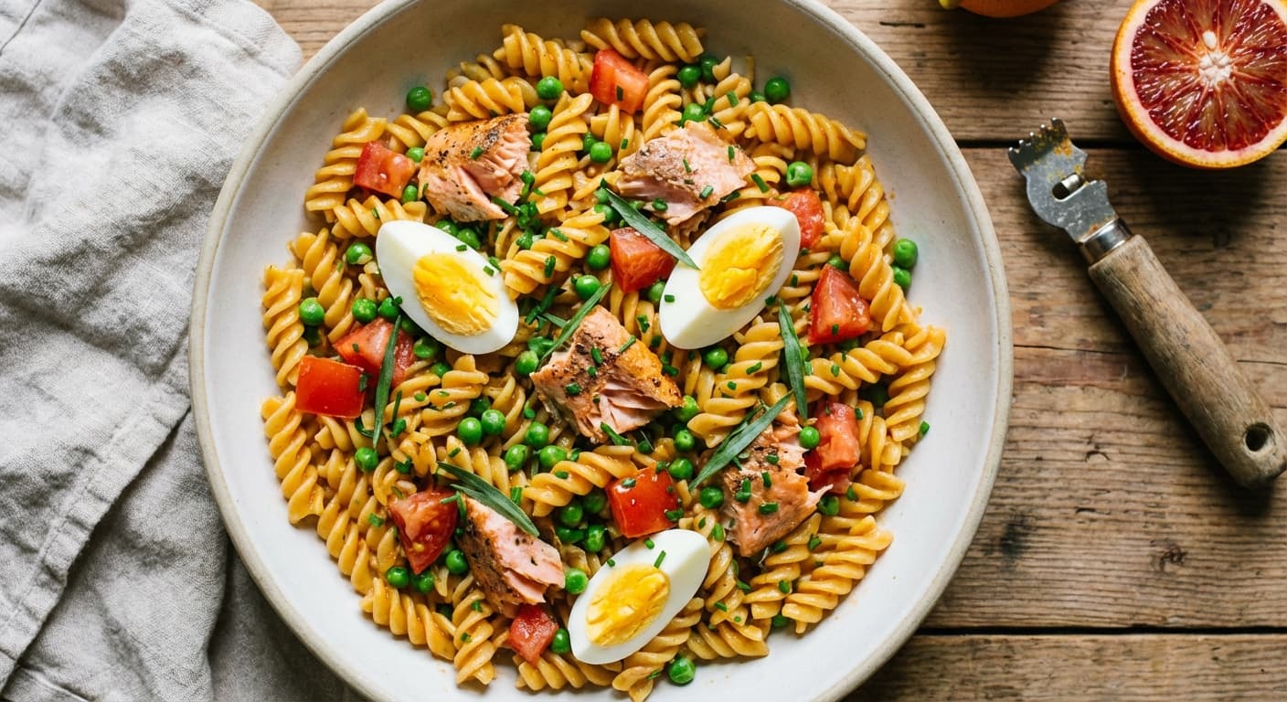 Khorak Makaroni ba Mahi — Persian-Style Fish Pasta - authentic persian recipe