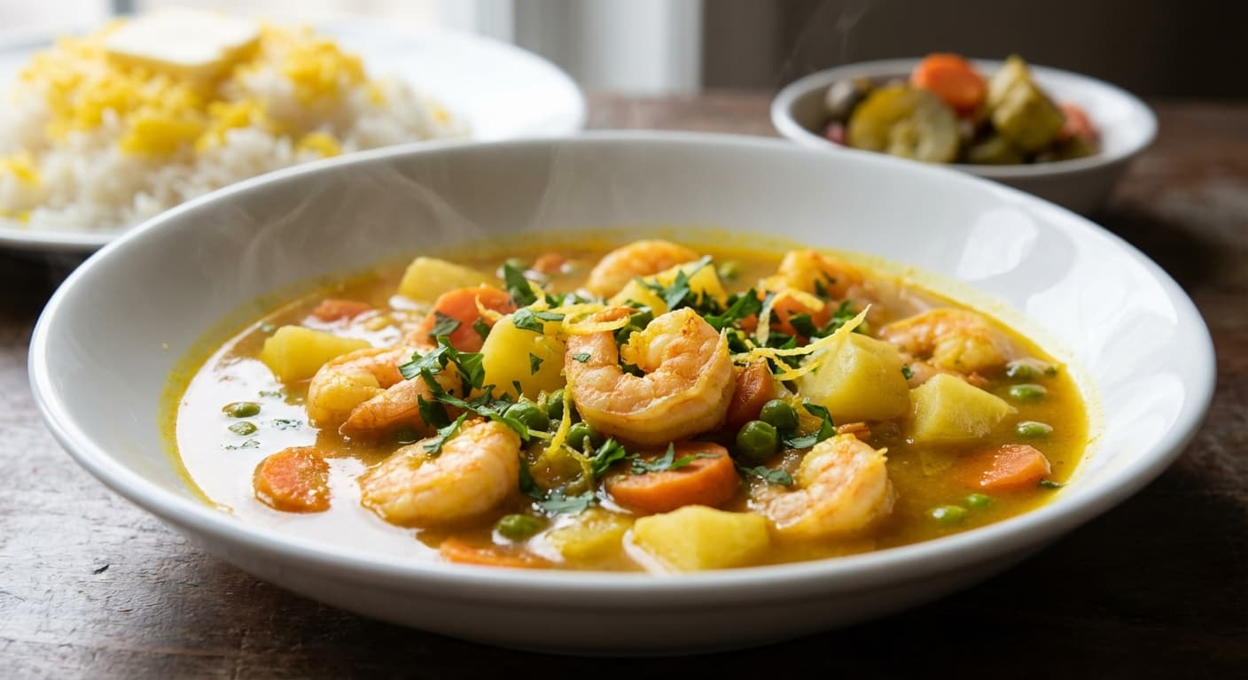 Khorak Meygoo — Persian Spiced Shrimp Stew from Southern Iran - authentic persian recipe