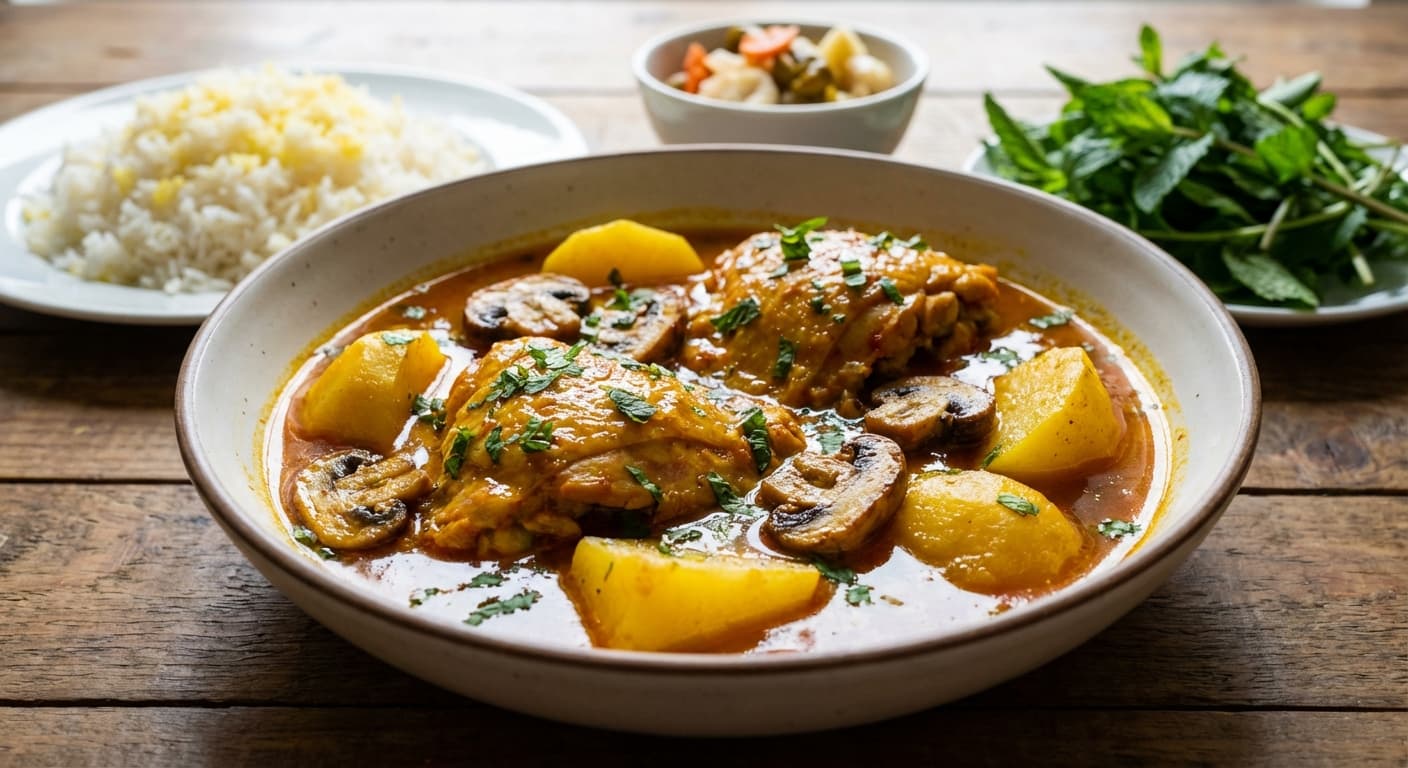 Khorak Morgh va Pooneh — Persian Chicken and Mint Stew with Narenj - authentic persian recipe