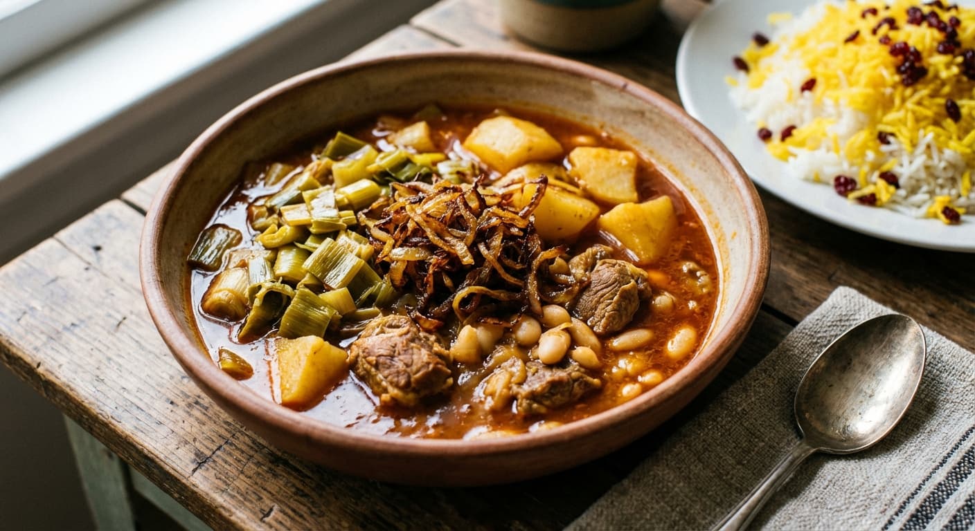 Khoresh - e Tareh Kordi - authentic persian recipe