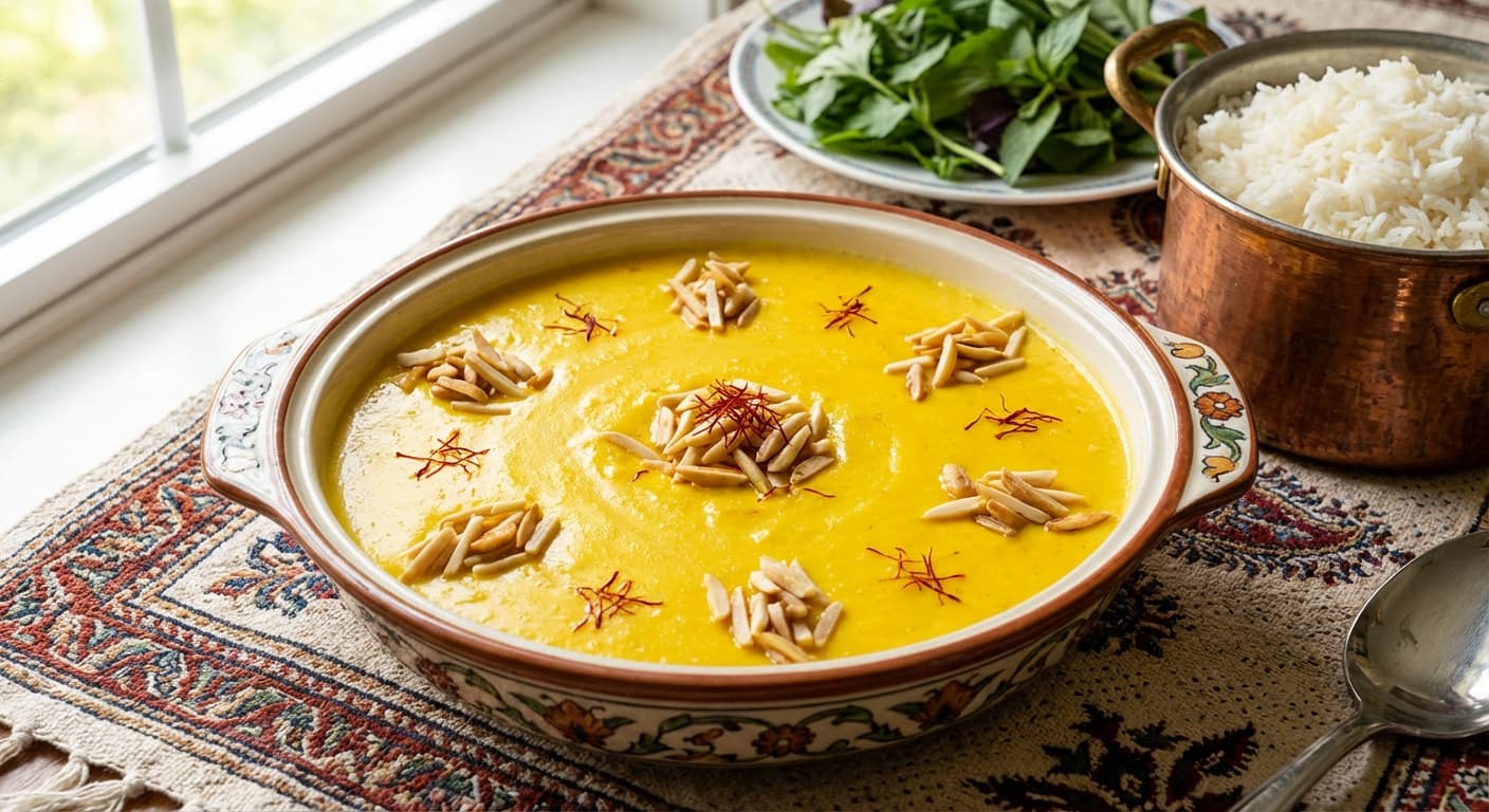 Khoresht Mast — Isfahan-Style Yogurt Stew - authentic persian recipe
