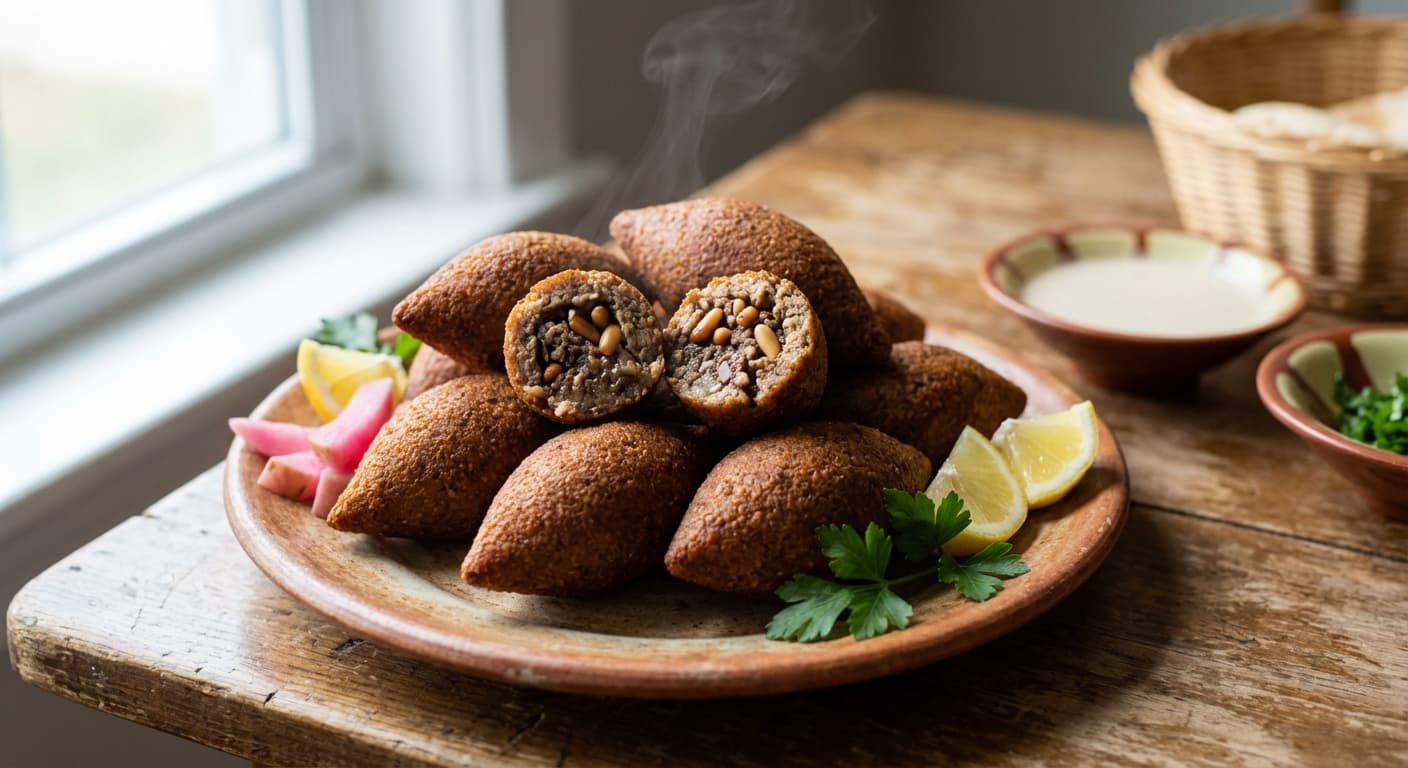 Kibbeh — Lebanese Bulgur and Lamb Croquettes - authentic lebanese recipe