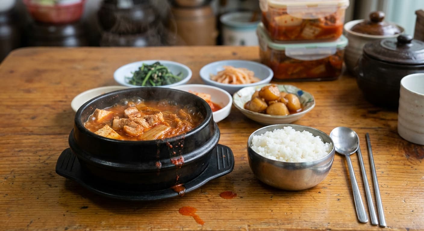 Kimchi Jjigae — Korean Kimchi Stew - authentic korean recipe