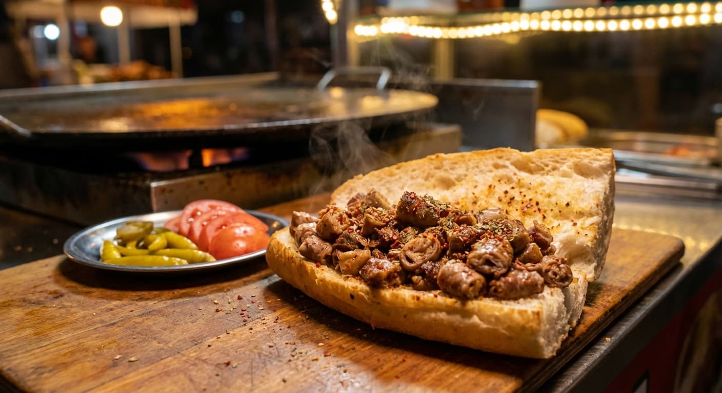 Kokoreç — Turkish Grilled Seasoned Lamb Intestines Sandwich - authentic turkish recipe