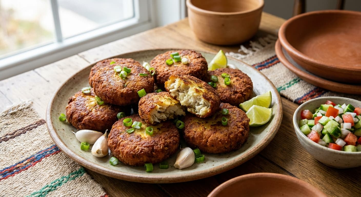 Kookoo Mahi Shir — Southern Persian King Mackerel Cutlets - authentic persian recipe