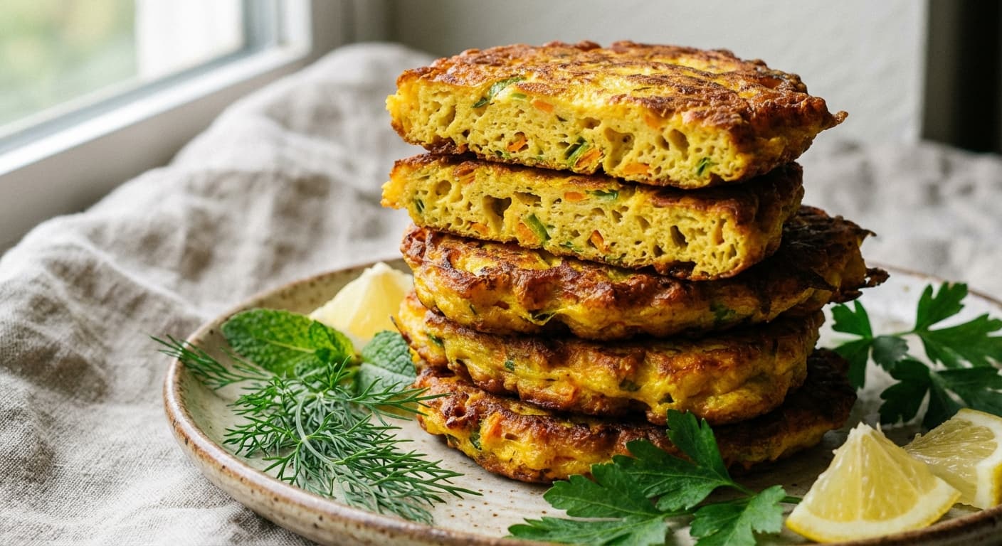 Kuku Mast — Persian Yogurt Fritters - authentic persian recipe