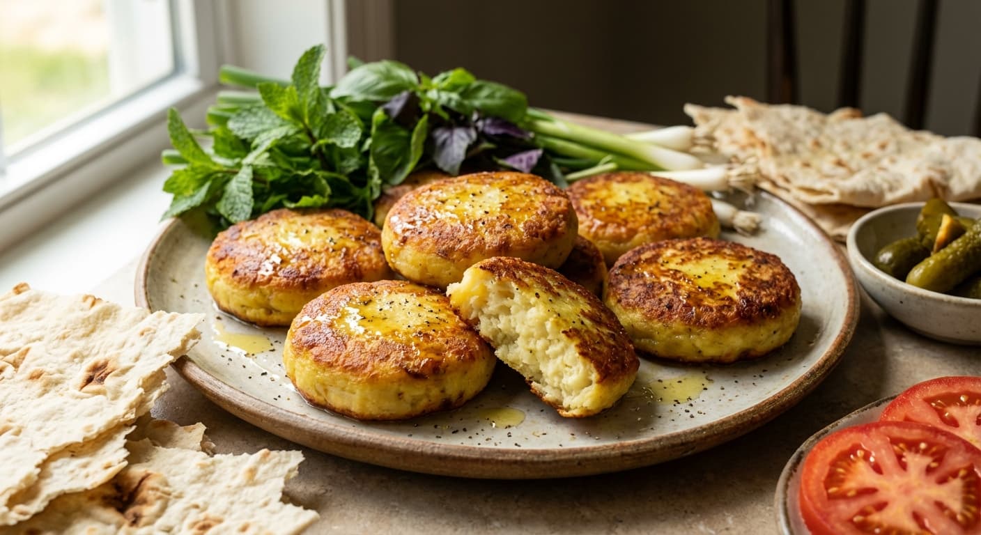 Kuku Sibzamini — Crispy Persian Potato Cakes - authentic persian recipe