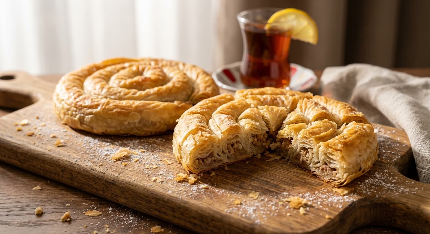 Kyata — Azerbaijani Sweet Layered Butter Pastry - authentic azerbaijani recipe