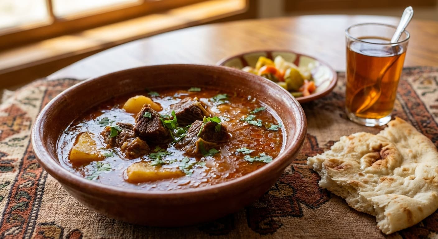 Landay — Afghan Sun-dried Meat Stew - authentic afghan recipe