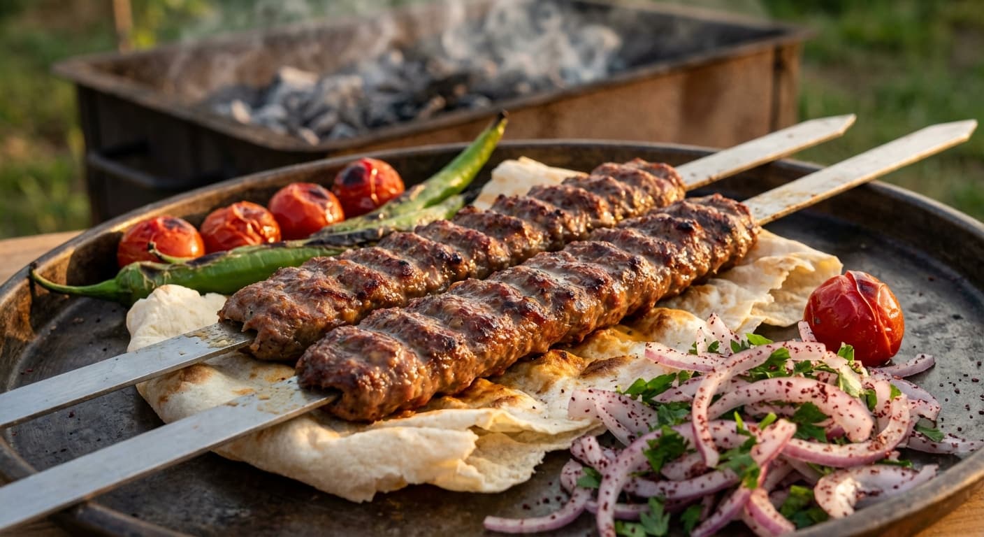 Lula Kebab — Azerbaijani Ground Lamb Skewers with Sumac - authentic azerbaijani recipe