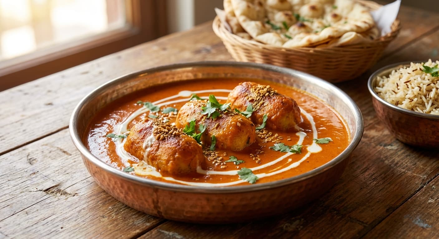 Malai Kofta — Indian Cottage Cheese Dumplings in Creamy Cashew Sauce - authentic indian recipe
