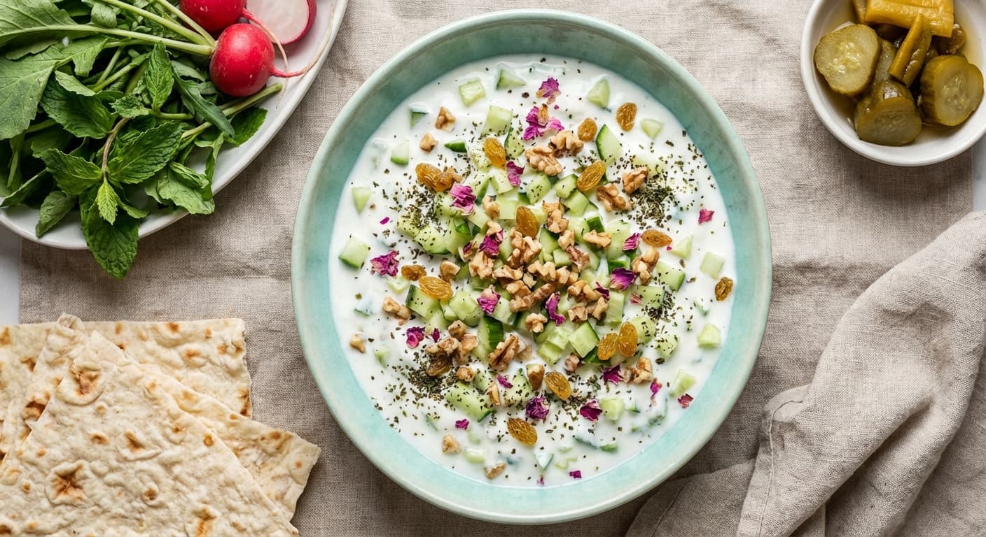 Yogurt and Cucumber - authentic persian recipe