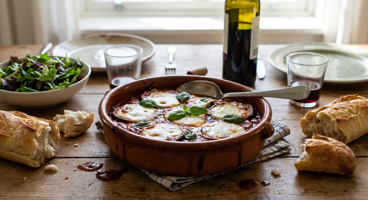 Eggplant Parmesan — Southern Italian Baked Eggplant - authentic italian recipe