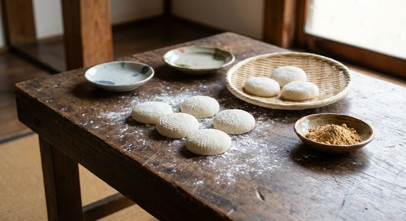 Mochi — Traditional Pounded Glutinous Rice Cakes - authentic japanese recipe