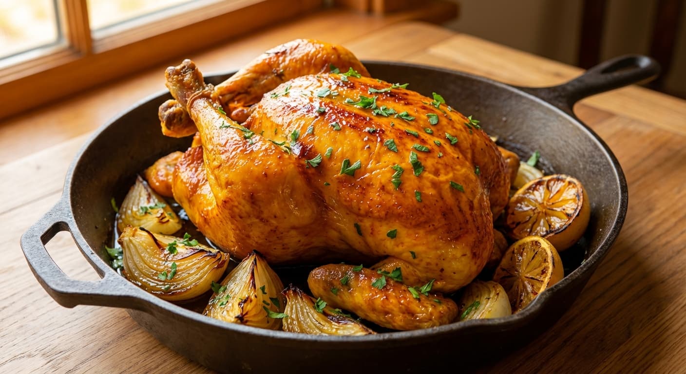Morgh Berian — Persian Saffron-Infused Roast Chicken - authentic persian recipe