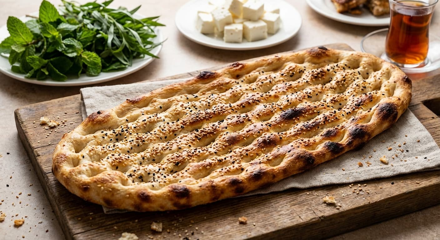 Nan - e Sangak - authentic persian recipe