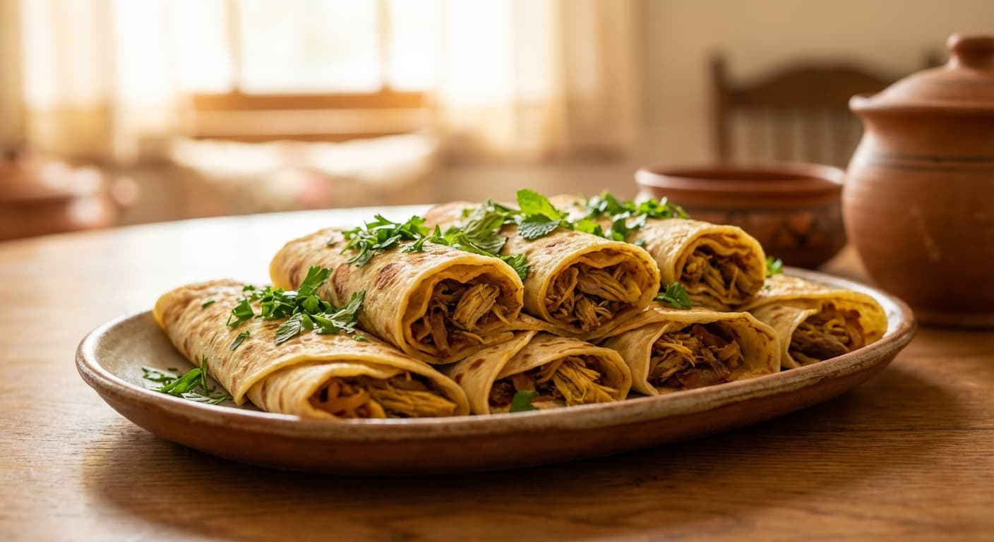 Nan-o-Beryan — Persian Spiced Lamb Crepe Rolls - authentic persian recipe