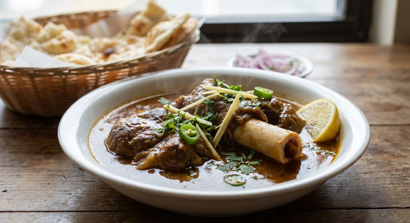 Nihari — Indian Overnight-Cooked Beef Stew with Warming Spices - authentic indian recipe