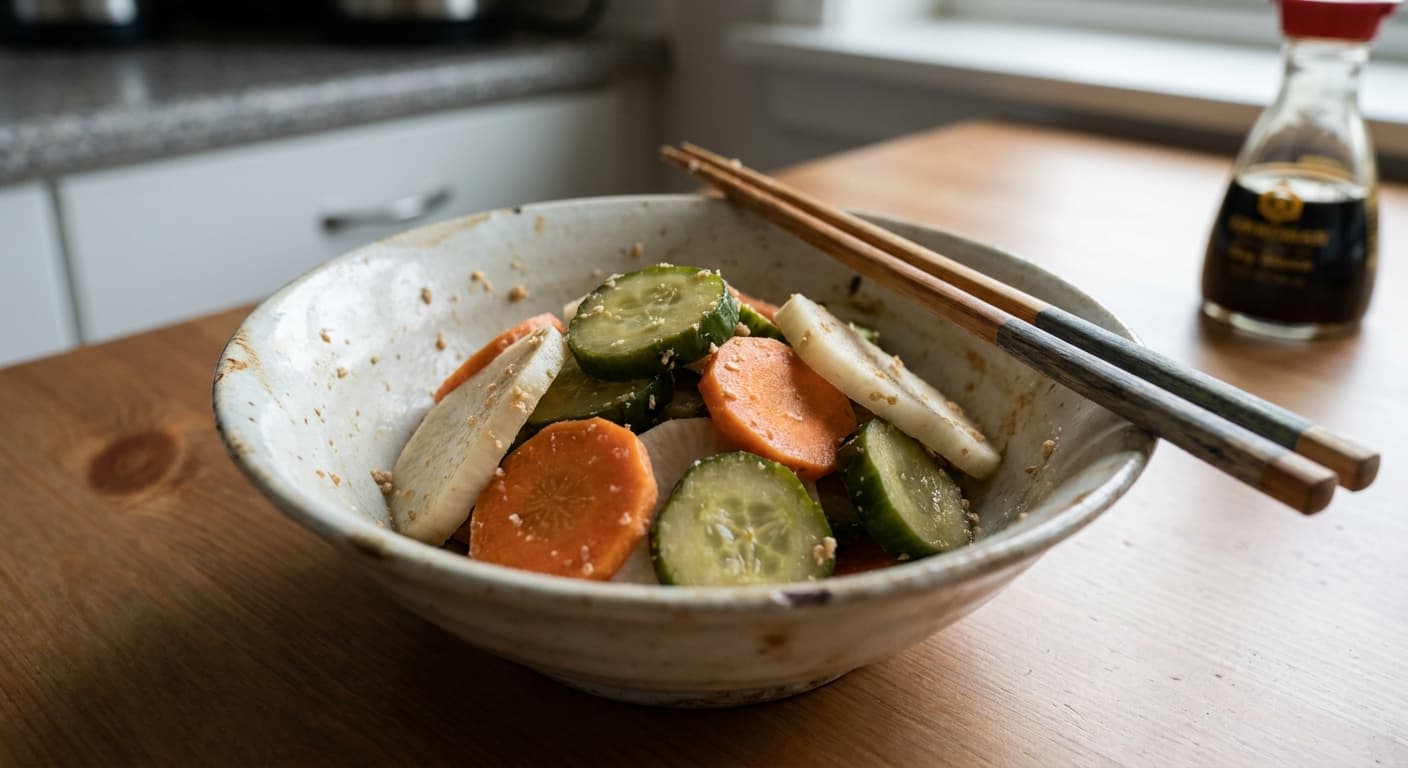 Nukazuke — Japanese Rice Bran Pickles - authentic japanese recipe
